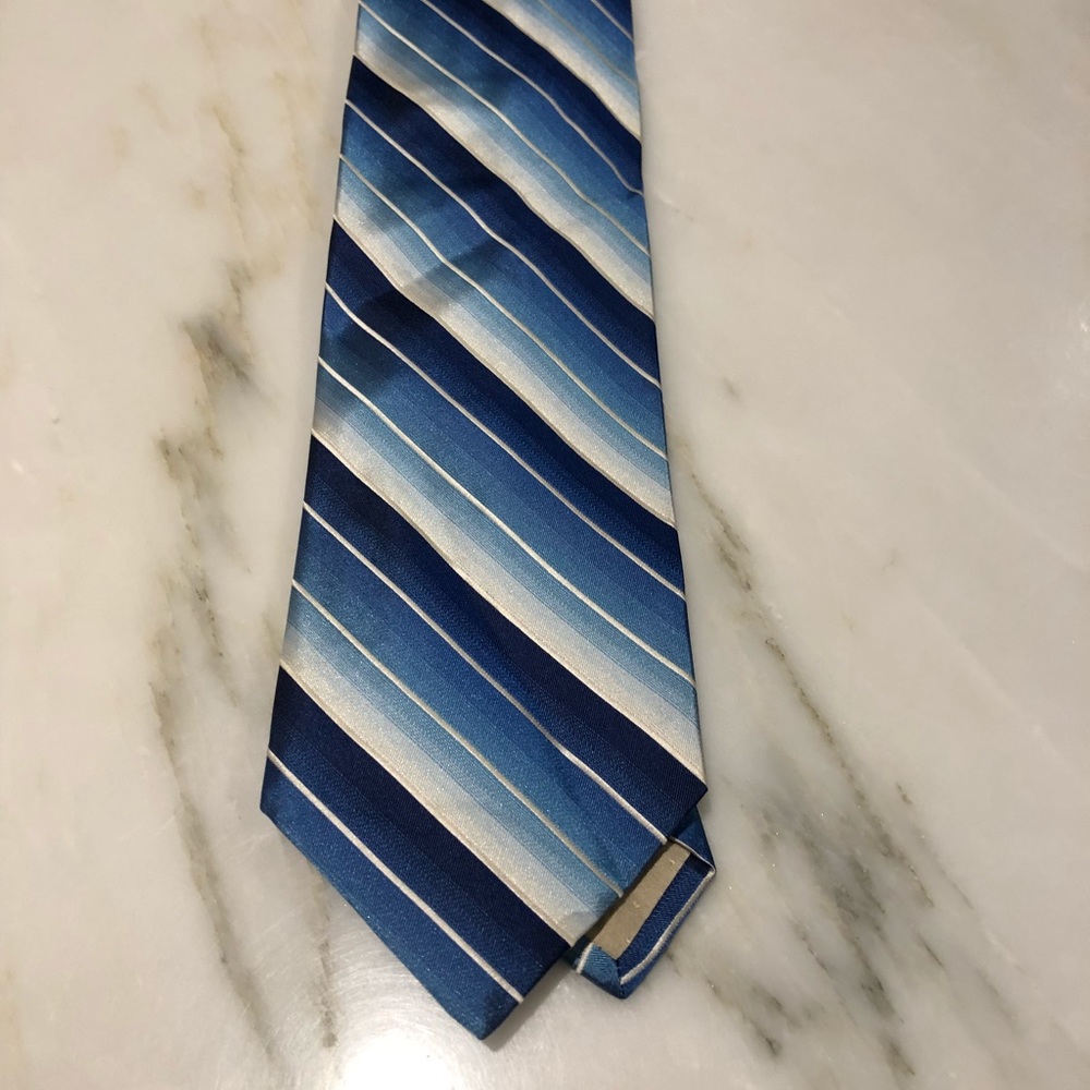 Blue Frank Stella Tie. Excellent Condition